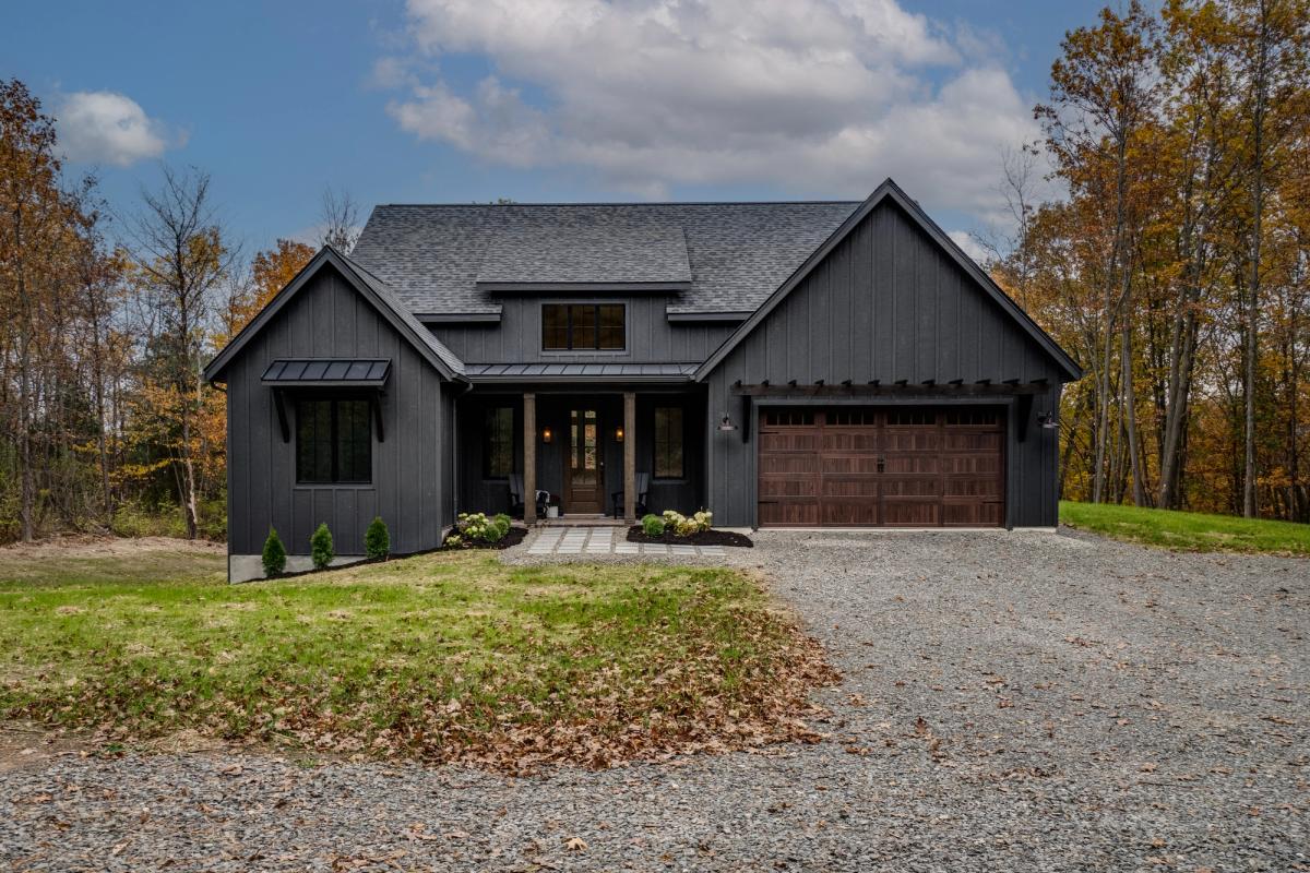 Exterior view of a Finger Lakes vacation rental.