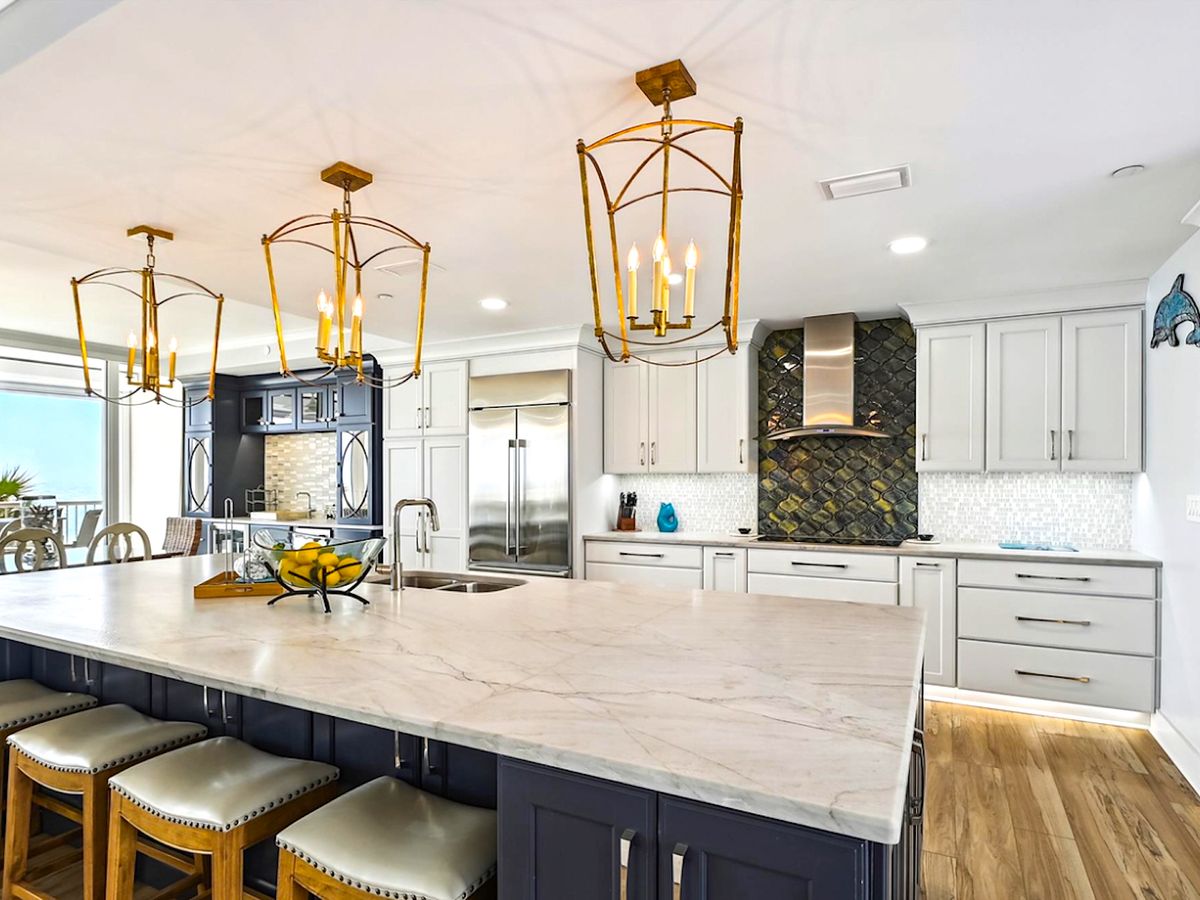 High-End Kitchen in Luxury Destin Florida Condo Rental