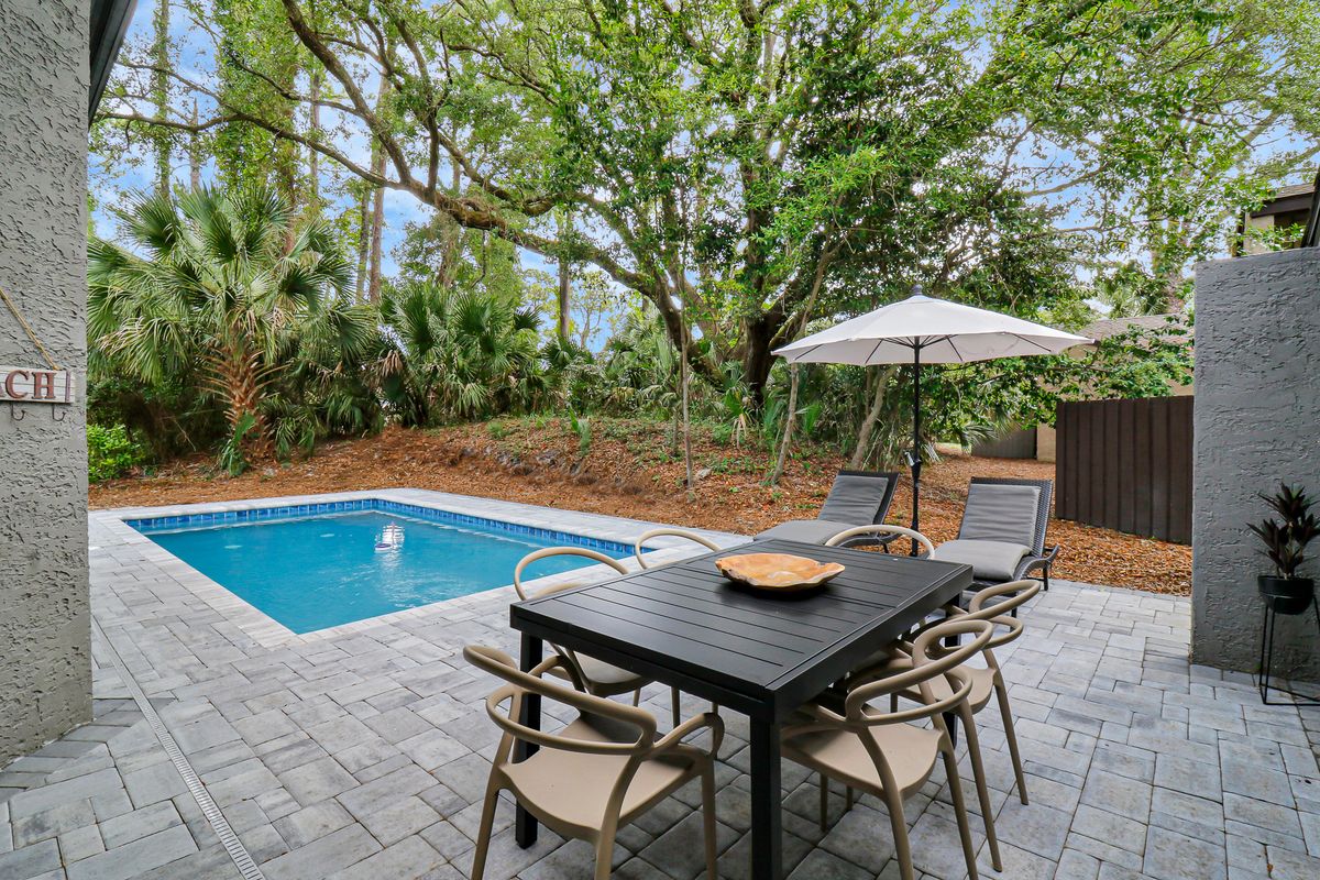 Hilton Head Island vacation rental with a private pool.