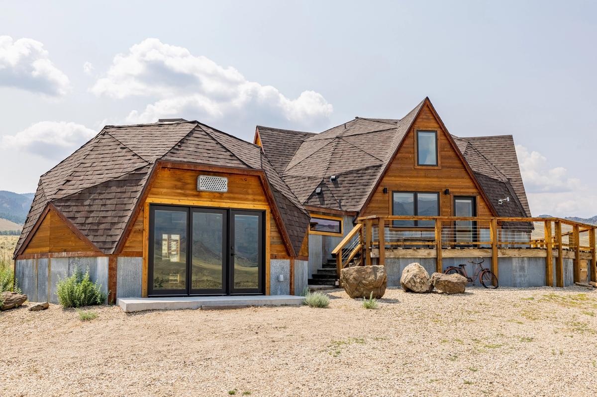 Exterior of Dome House.