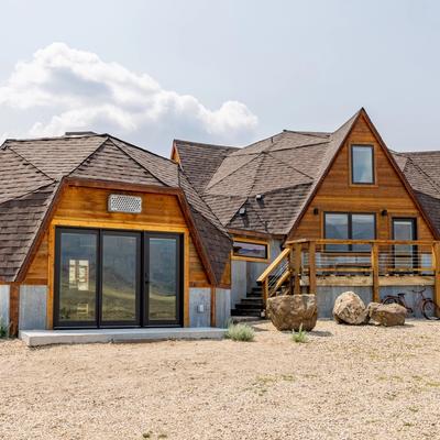 Exterior of Dome House.