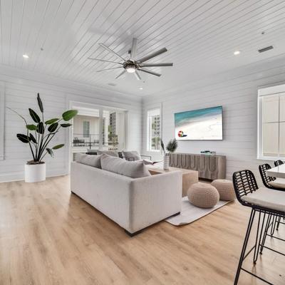 Open floor plan in Upper Class by Beachball Properties.