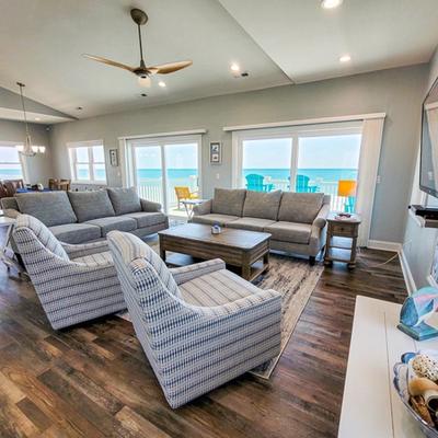 Living space in Mermaid Cove.