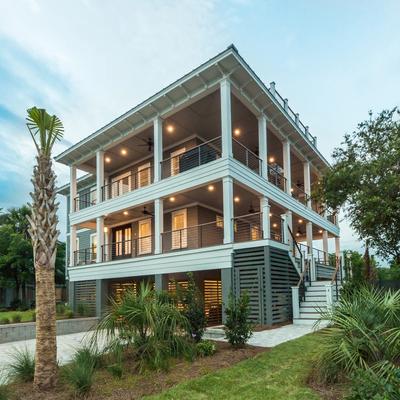 Exterior view of 4-34th Avenue, a vacation rental on Isle of Palms