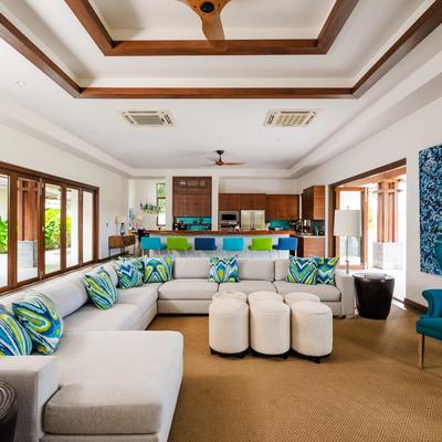 Open floor plan in Casa Breeze.