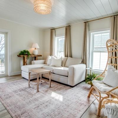 Living room in a Finger Lakes vacation rental.