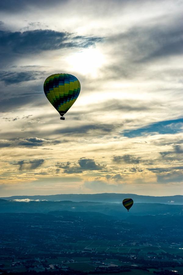 hot air balloon ride