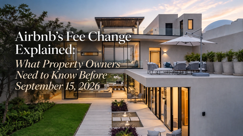 Airbnb's Fee Change Explained: What Property Owners Need to Know Before September 15,2026
