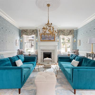 Living room in Bee & Blossom.