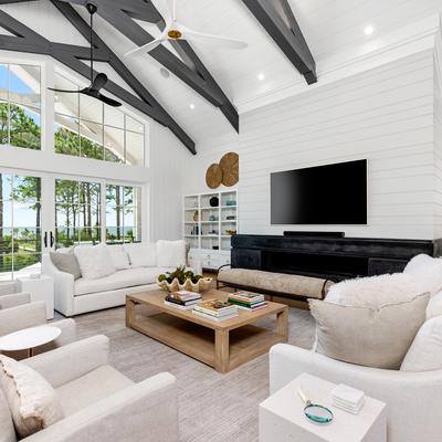 Living room with a view at 15 Bald Eagle.
