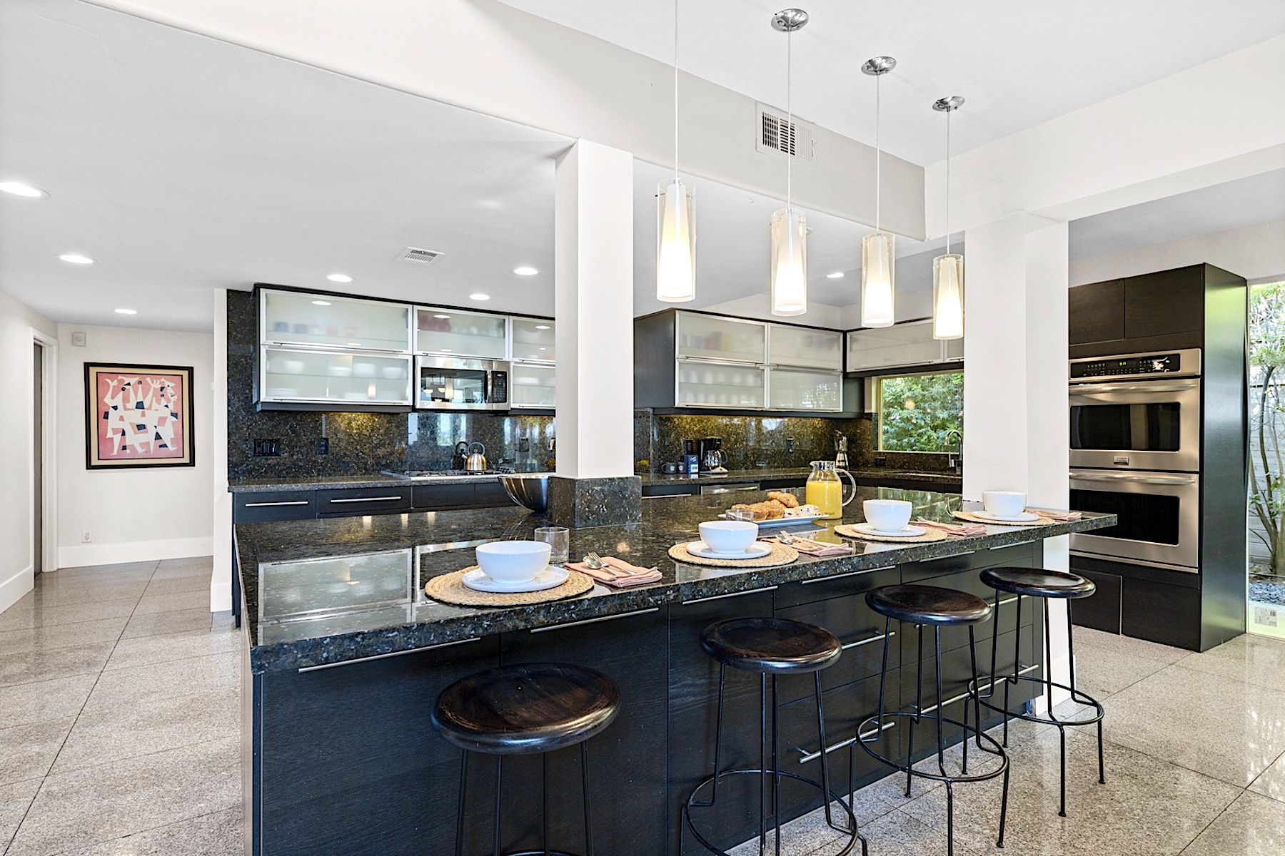Gourmet Contemporary Kitchen in Luxury San Diego Vacation Rental