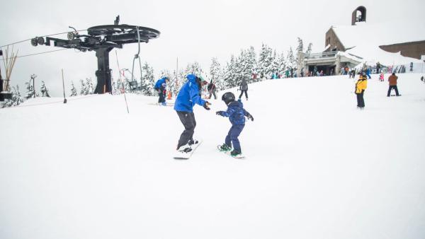 Learning to snowboard