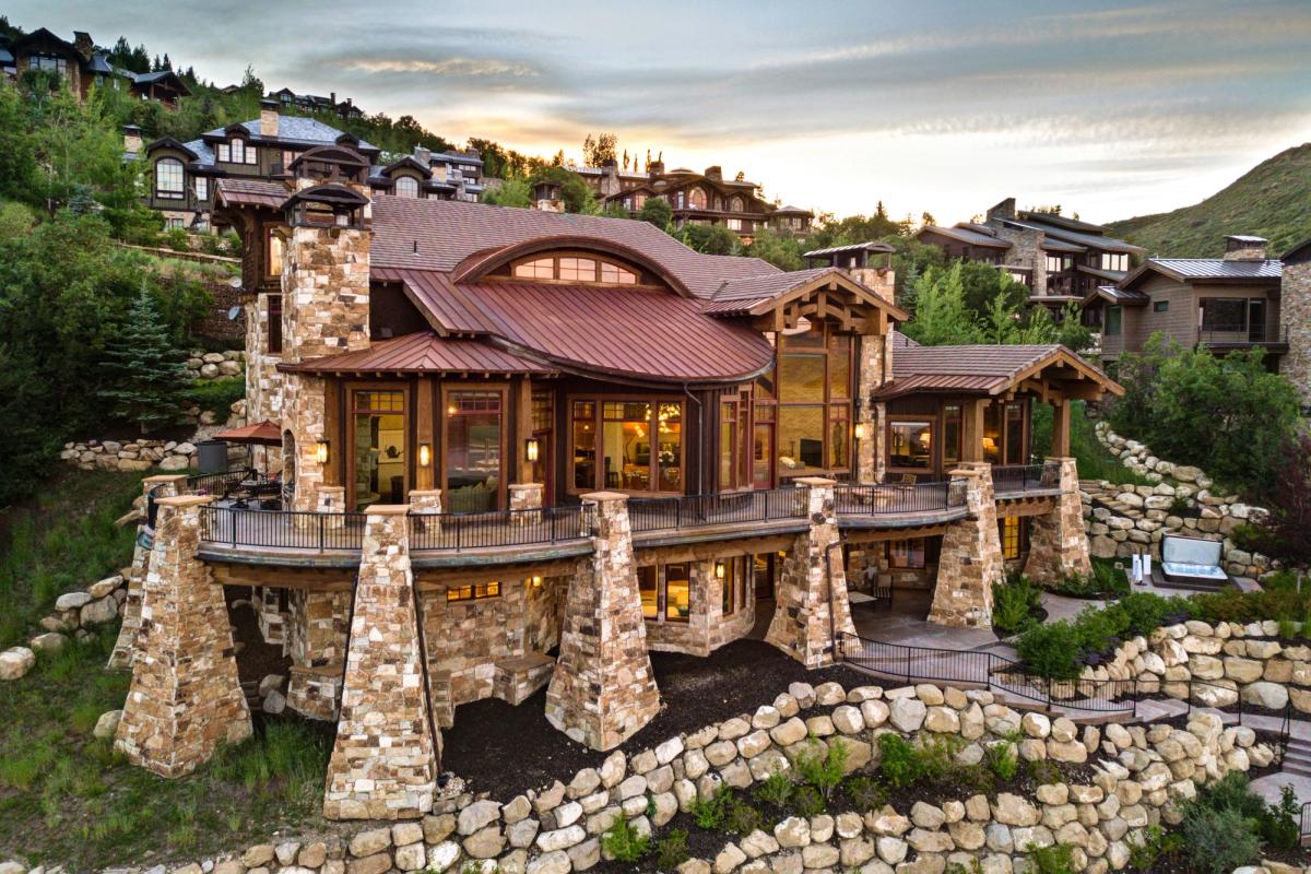 Exterior view of a Park City vacation rental.