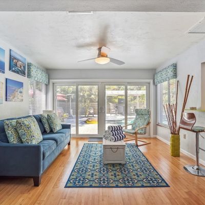 Living space at a Sarasota vacation rental.