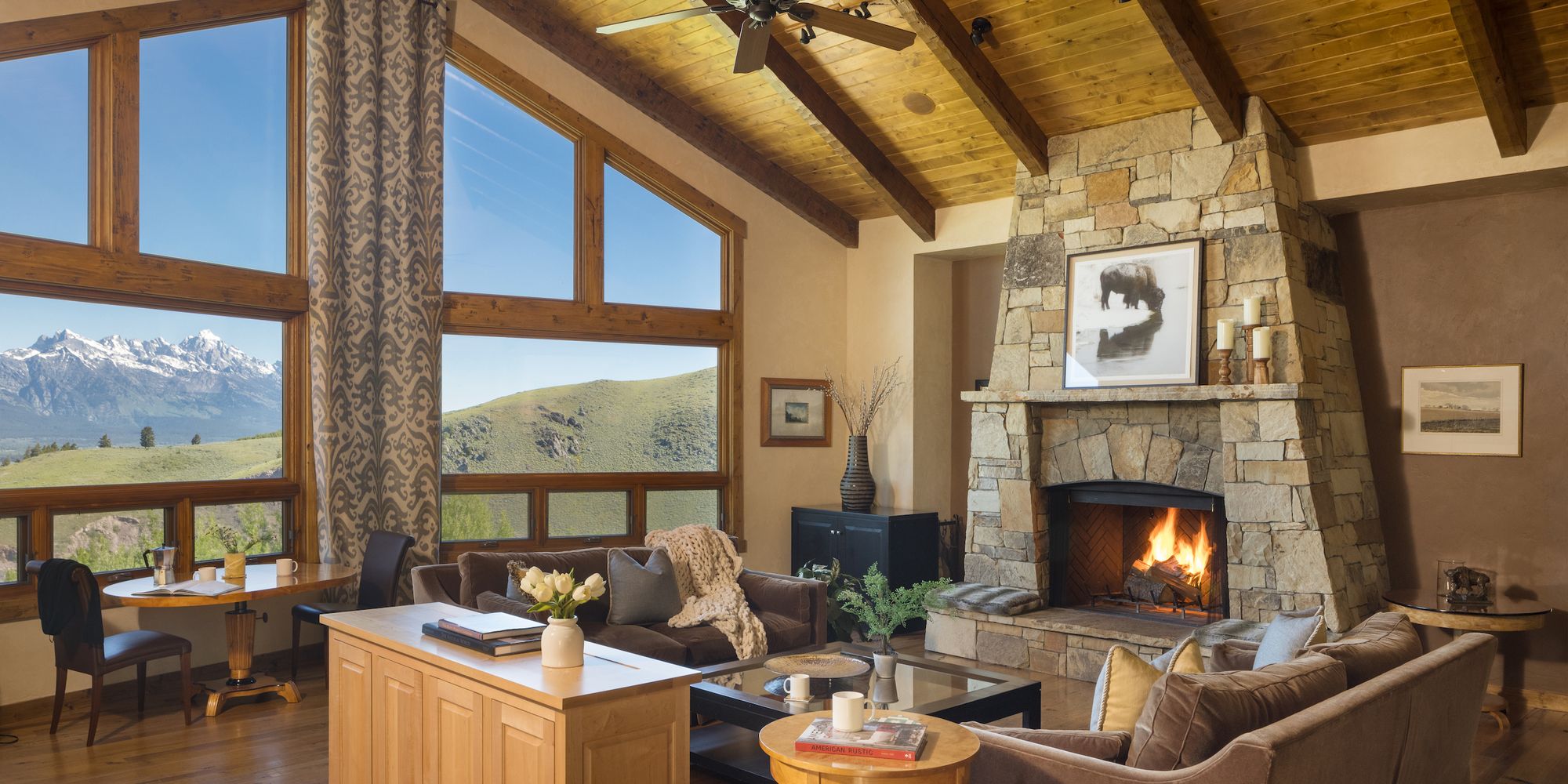 Spectacular views from this Jackson Hole vacation rental