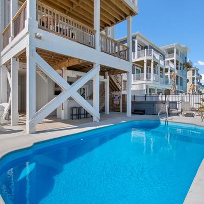 Private pool at Endless Summer, a vacation rental home in Ocean Isle Beach.