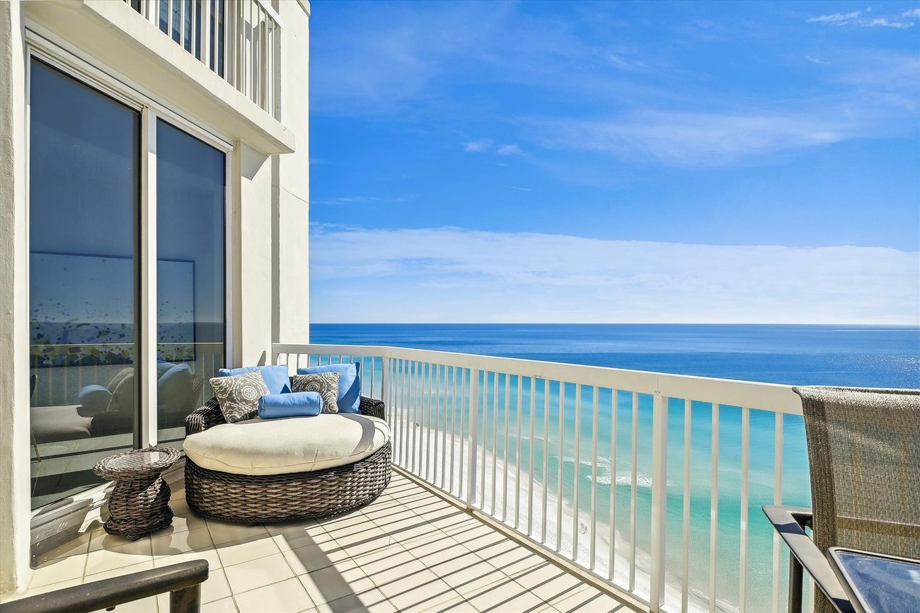 Holiday Isle Properties Destin Vacation Rental beach view from deck