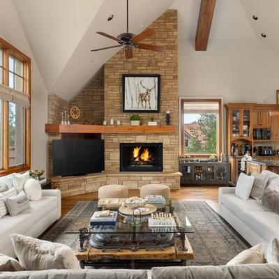 Living room in Aspen Ridge 29 - Elevated.