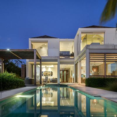 Exterior of Aqua Bliss Villa.