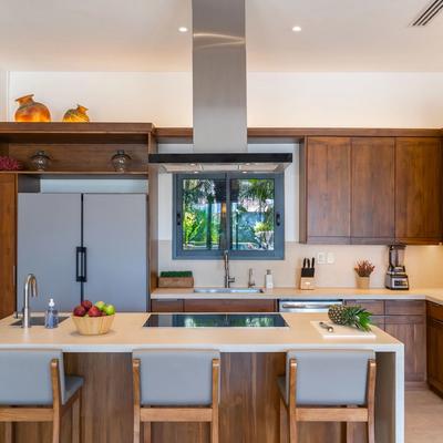 Open kitchen in Casa Costa Blanca.