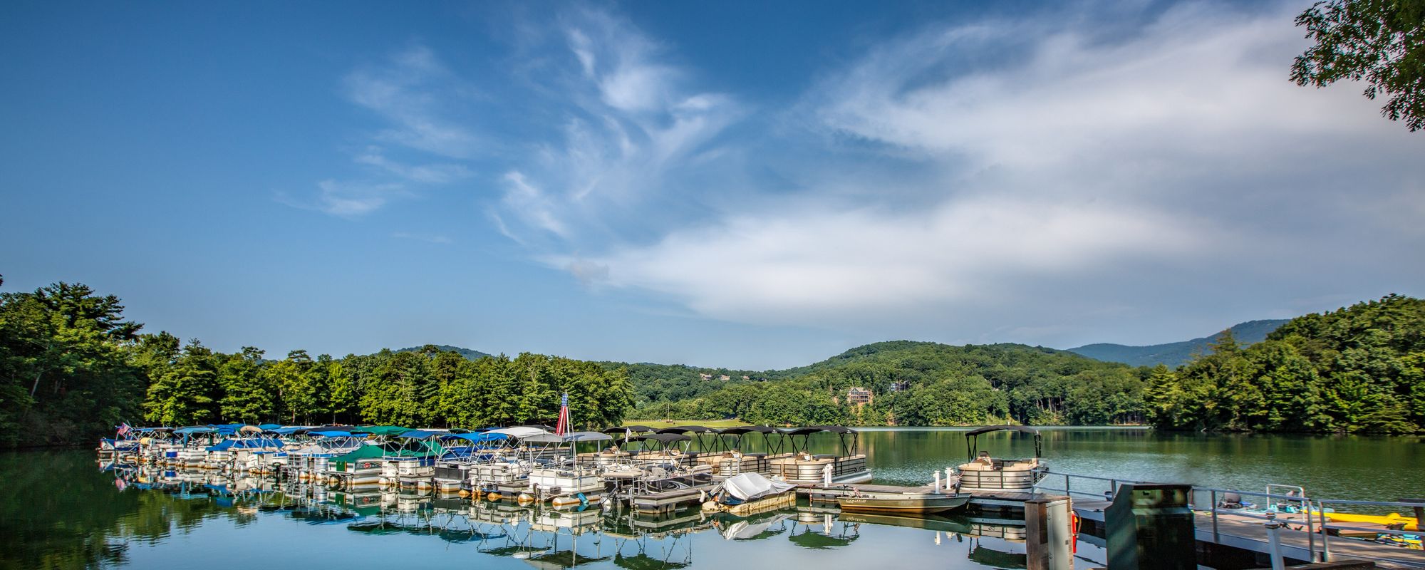 Lake views in Big Canoe Georgia