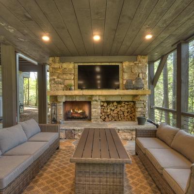 Stoney Fireplace
