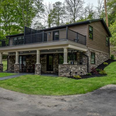 Exterior view of a Finger Lakes vacation rental.