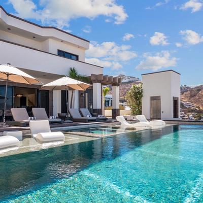 Private pool at a Pedregal, Cabo San Lucas Luxury  vacation rental.
