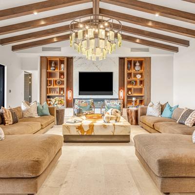 Spacious indoor living space in a Los Cabos vacation rental.