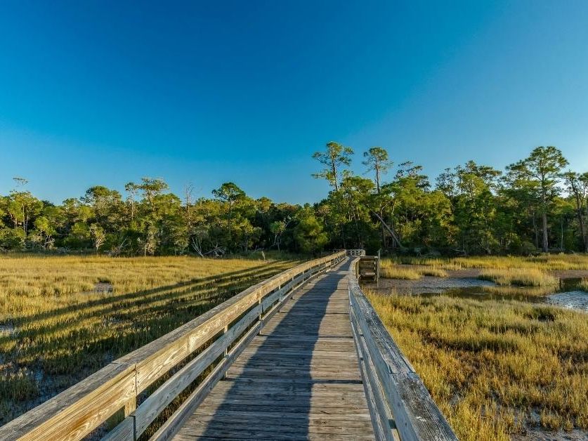 Wooden Bike Path on Kiawah Island, SC
