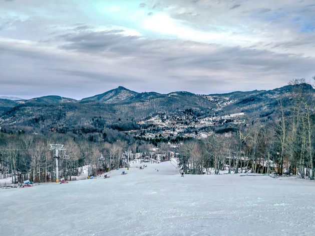 Aeria View of Sugar Mountain Ski Resort in Banner Elk, NC