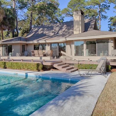 Hilton Head Island home with a private pool.