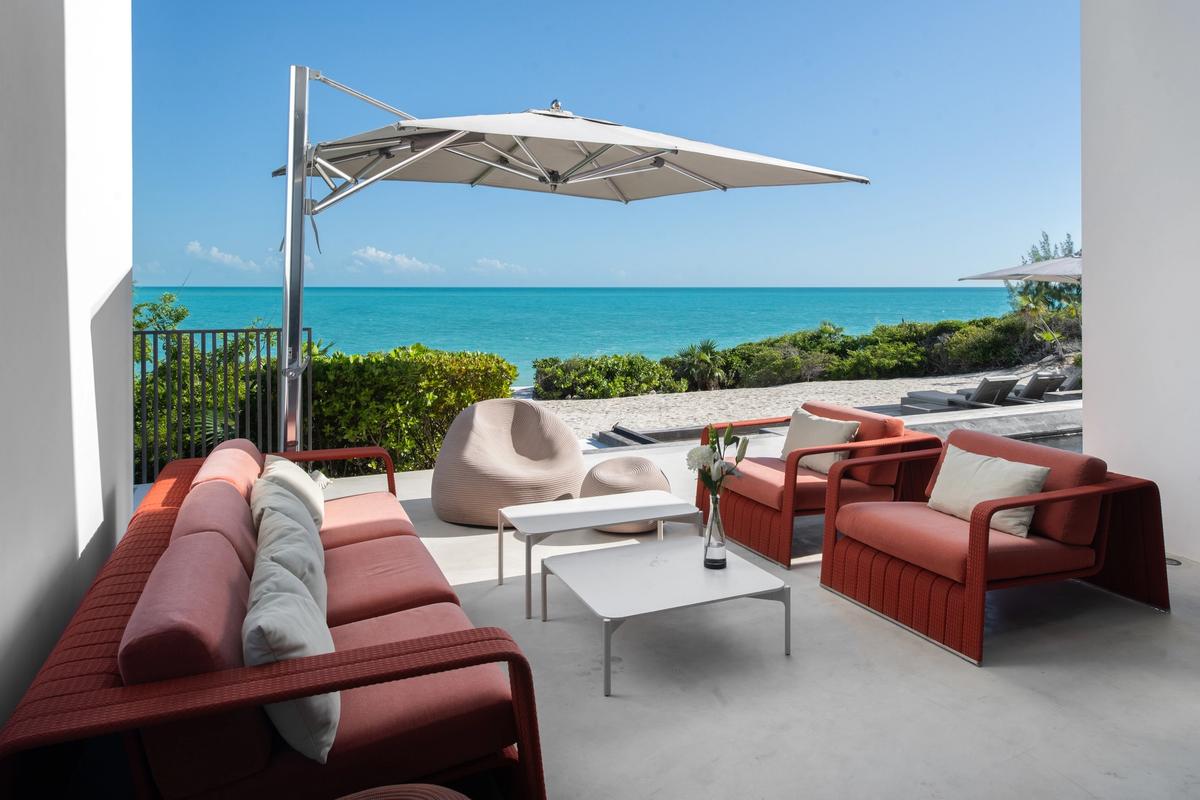 Outdoor living space.