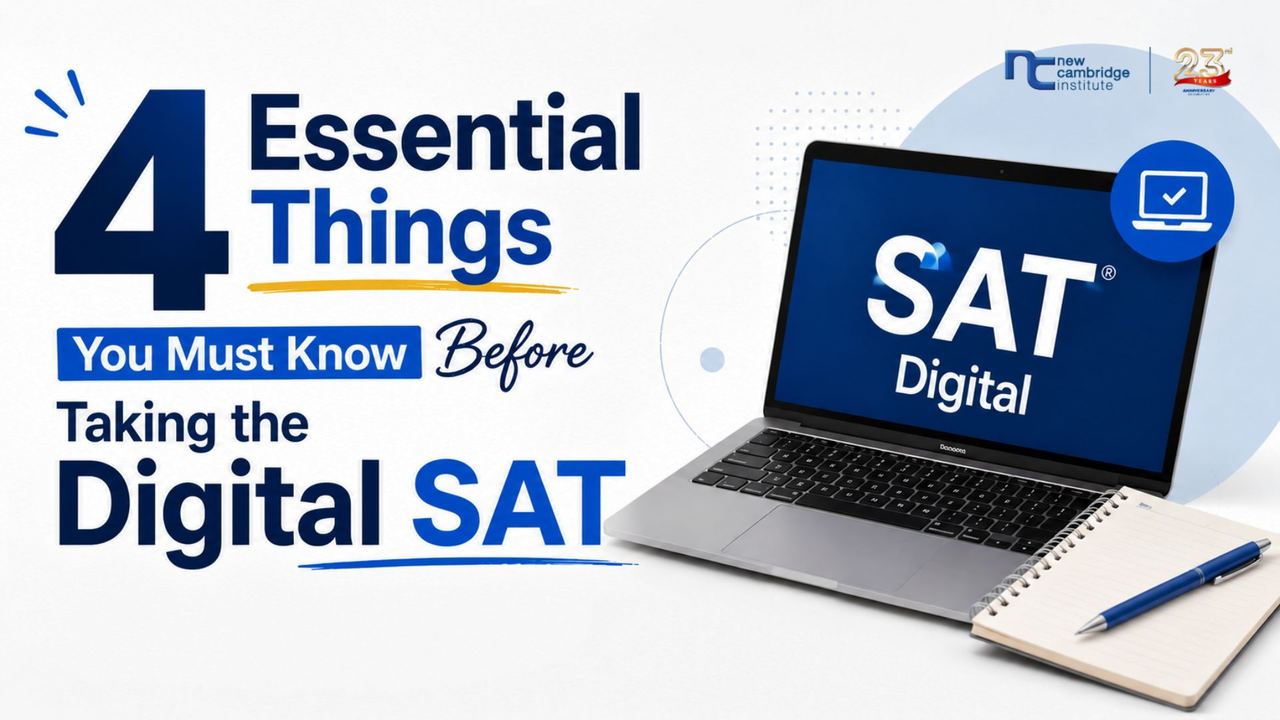 4 Things You Must Know Before Taking the Digital SAT.