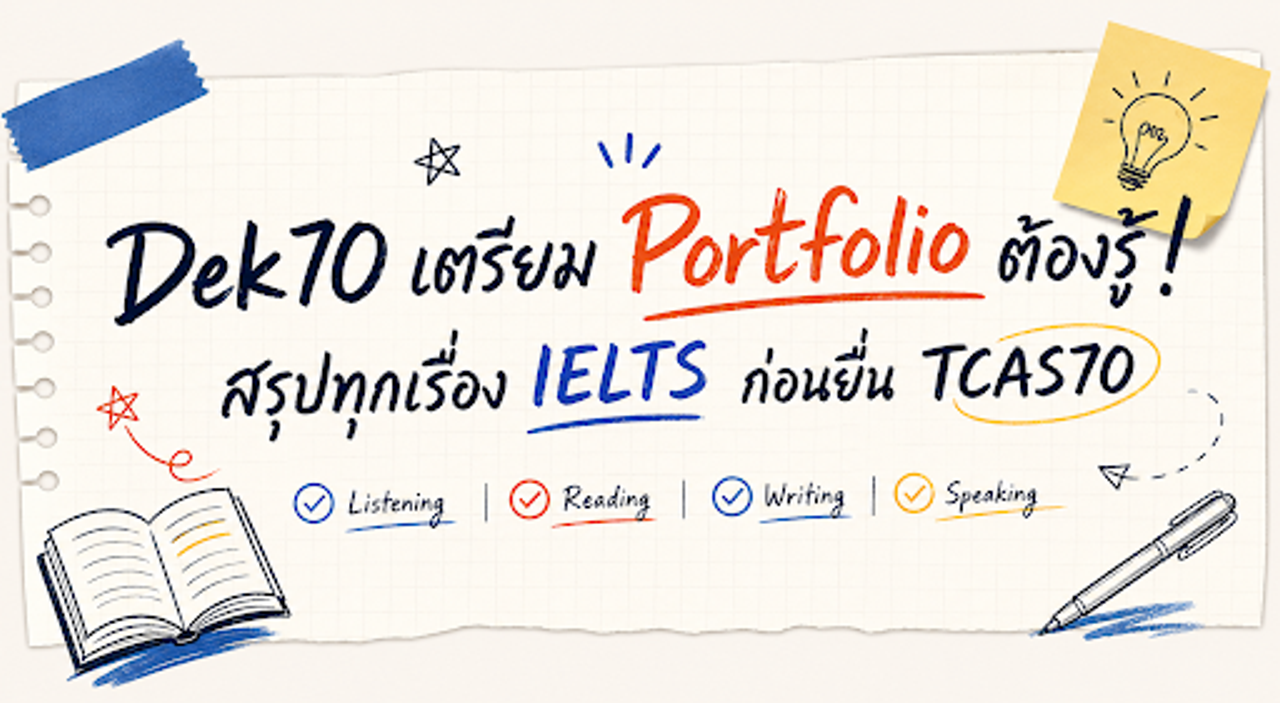 TCAS Series 01 (Updated) DEK70 Portfolio Applicants Your Essential IELTS Guide for TCAS70