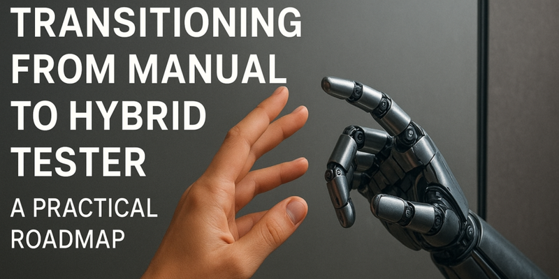 Transitioning from Manual to Hybrid Tester : A Practical Roadmap
