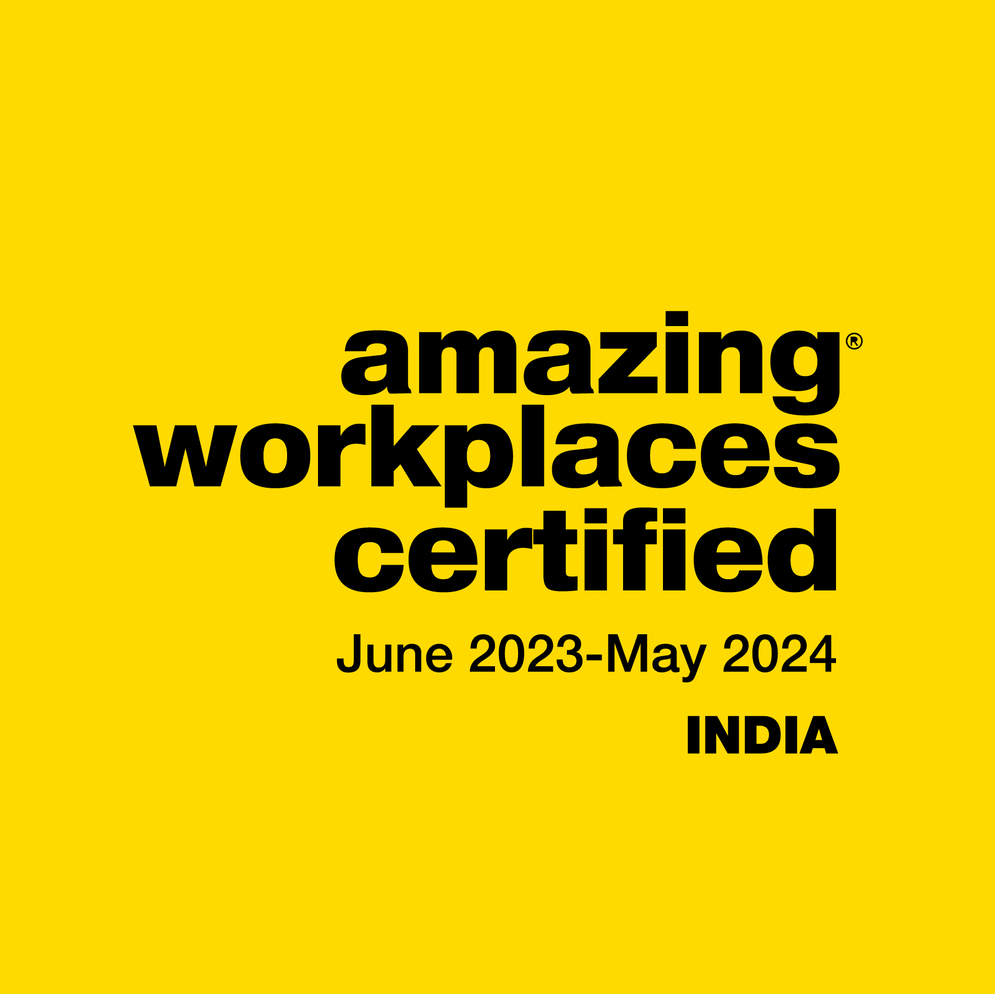 Amazing Workplaces Certified — India, June 2023–May 2024