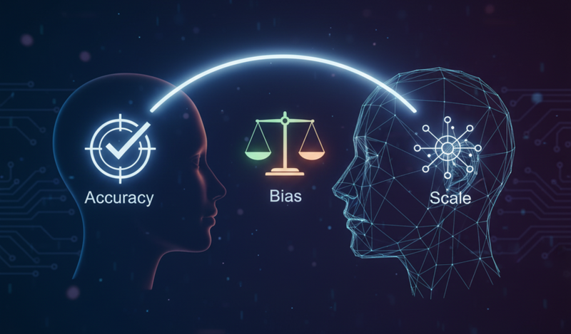 The Three Pillars of AI Testing: Accuracy, Bias, and Scale