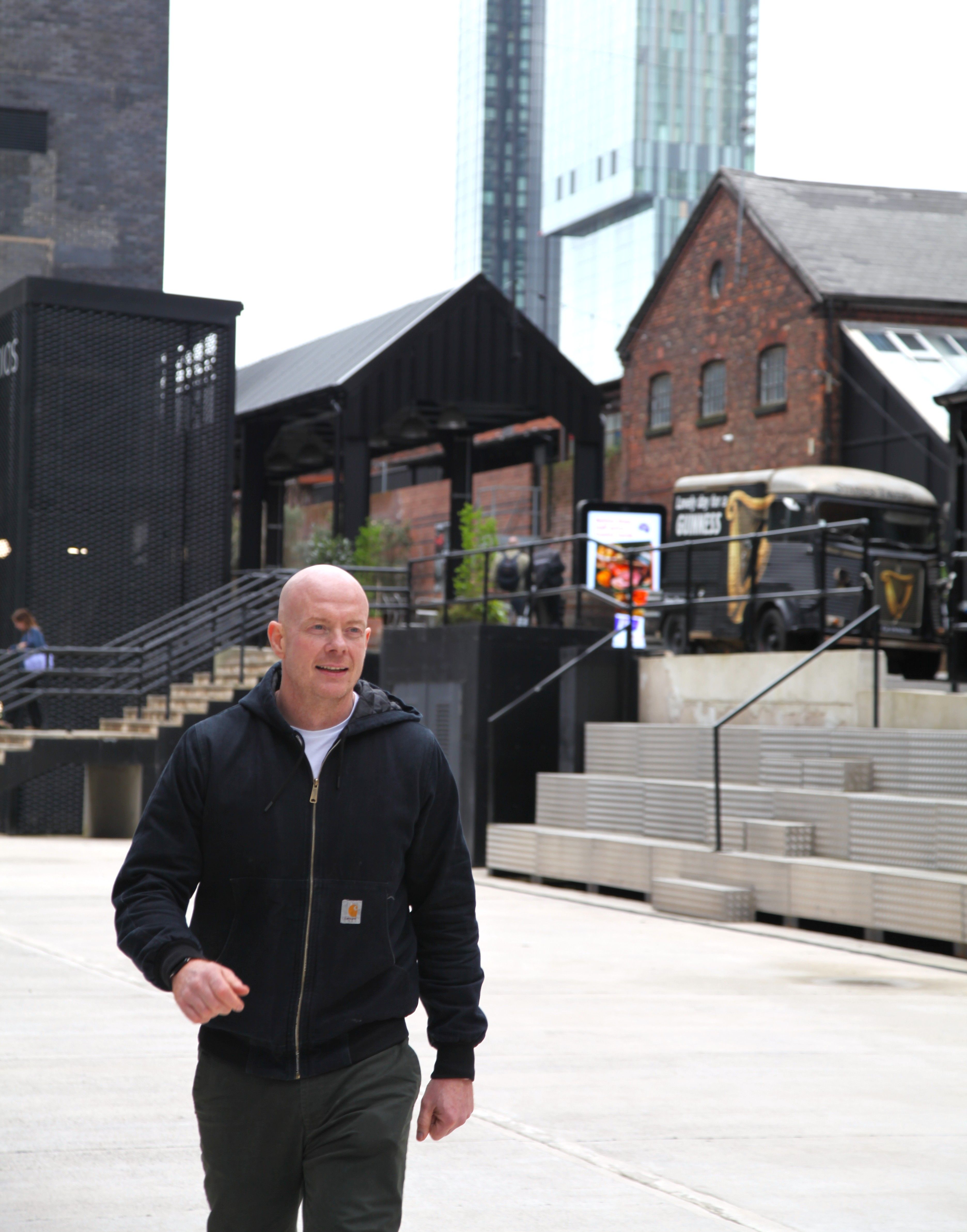 Pete on a walk-around in St. John's