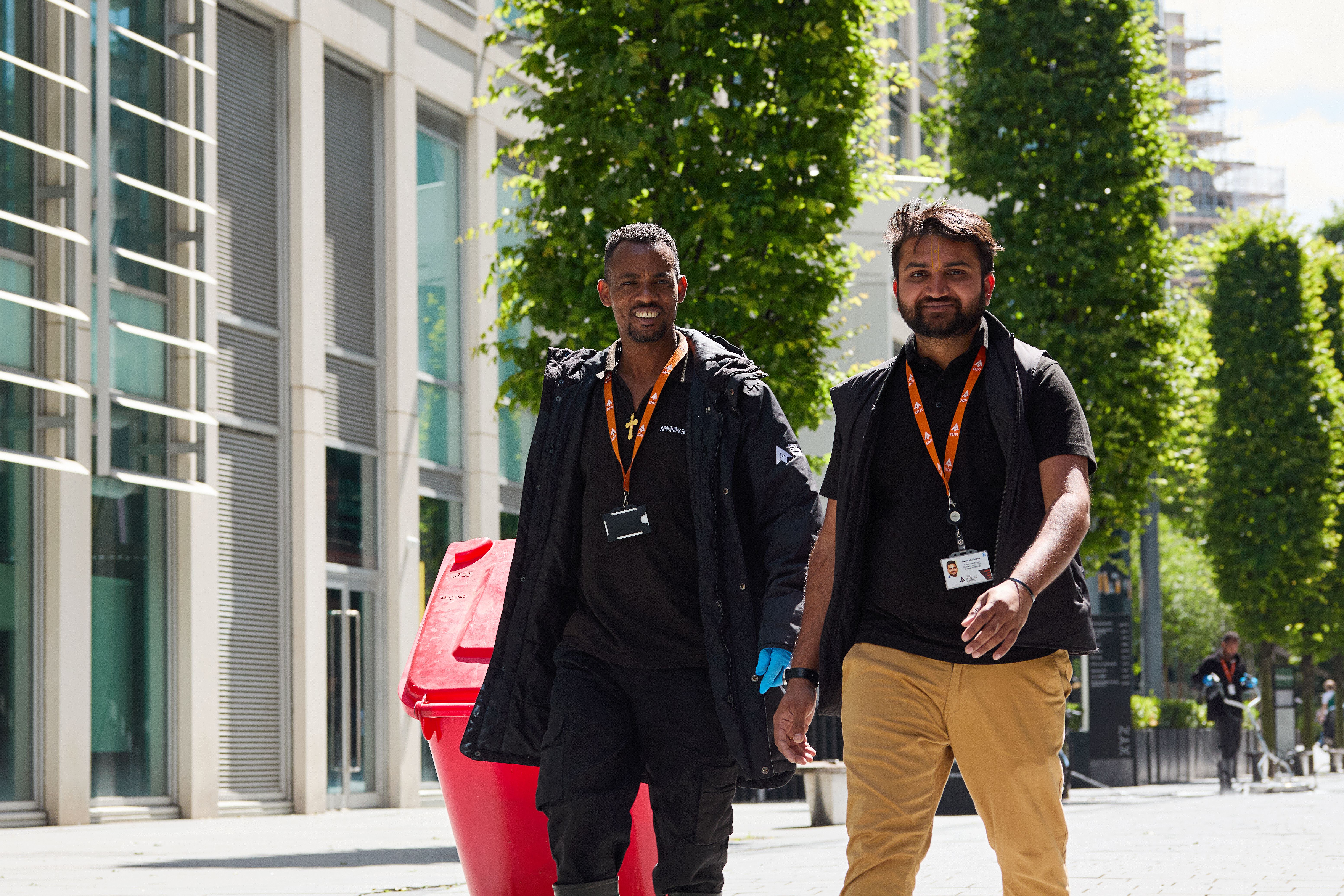 Cleaning and Security in Spinningfields