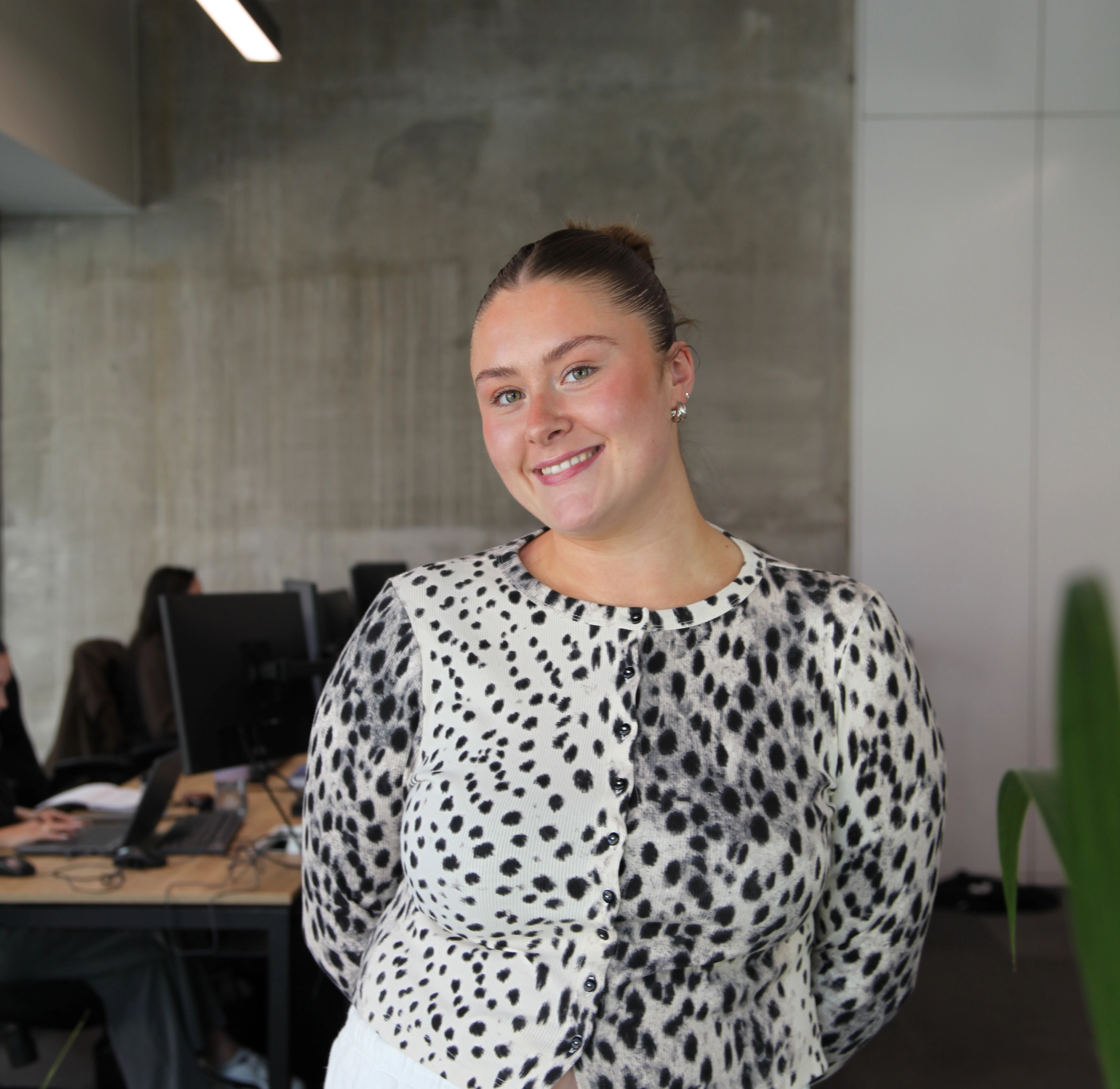 Amy Rivington in Form's office