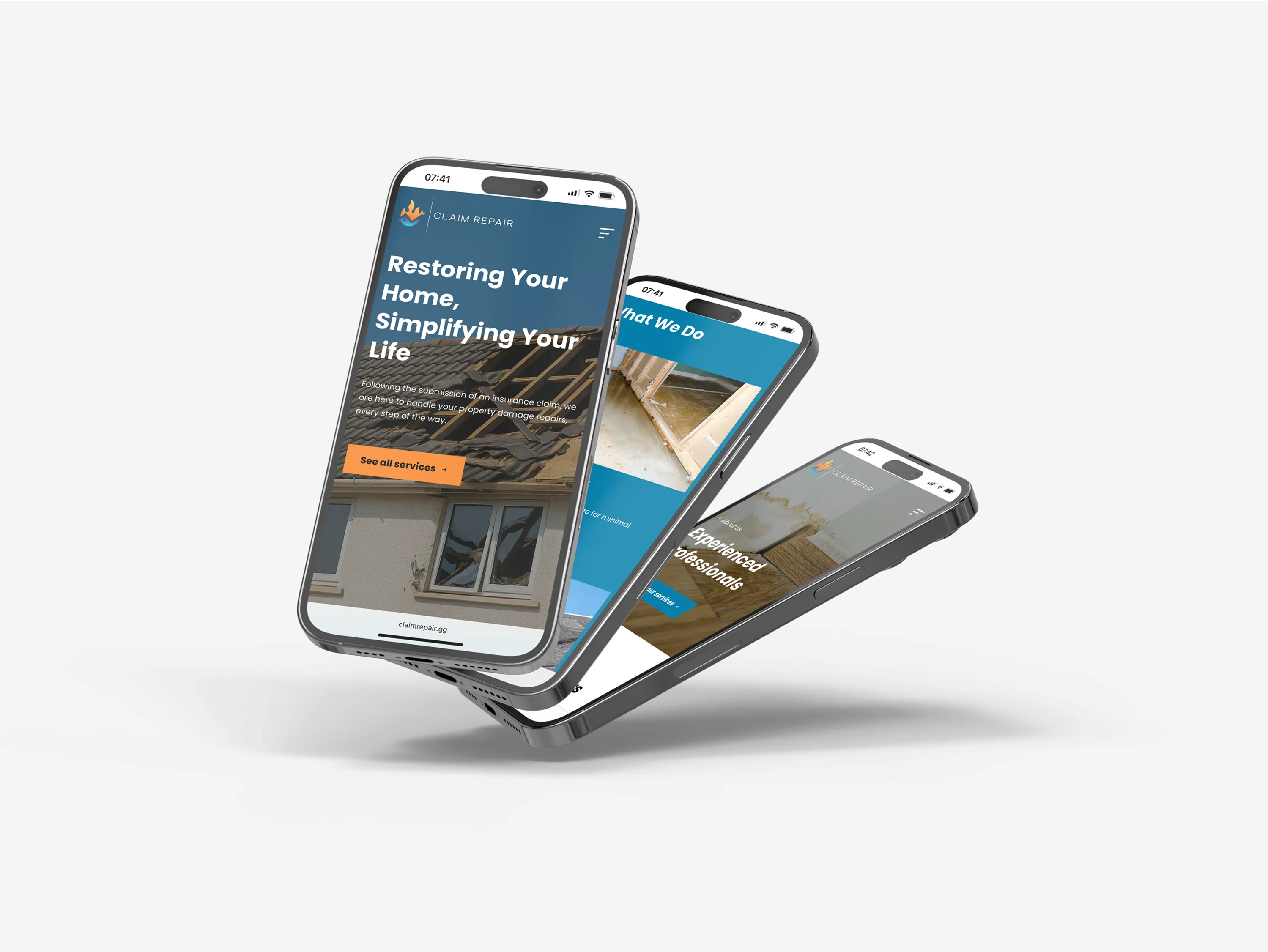 Claim Repair Limited IPhone MockUp
