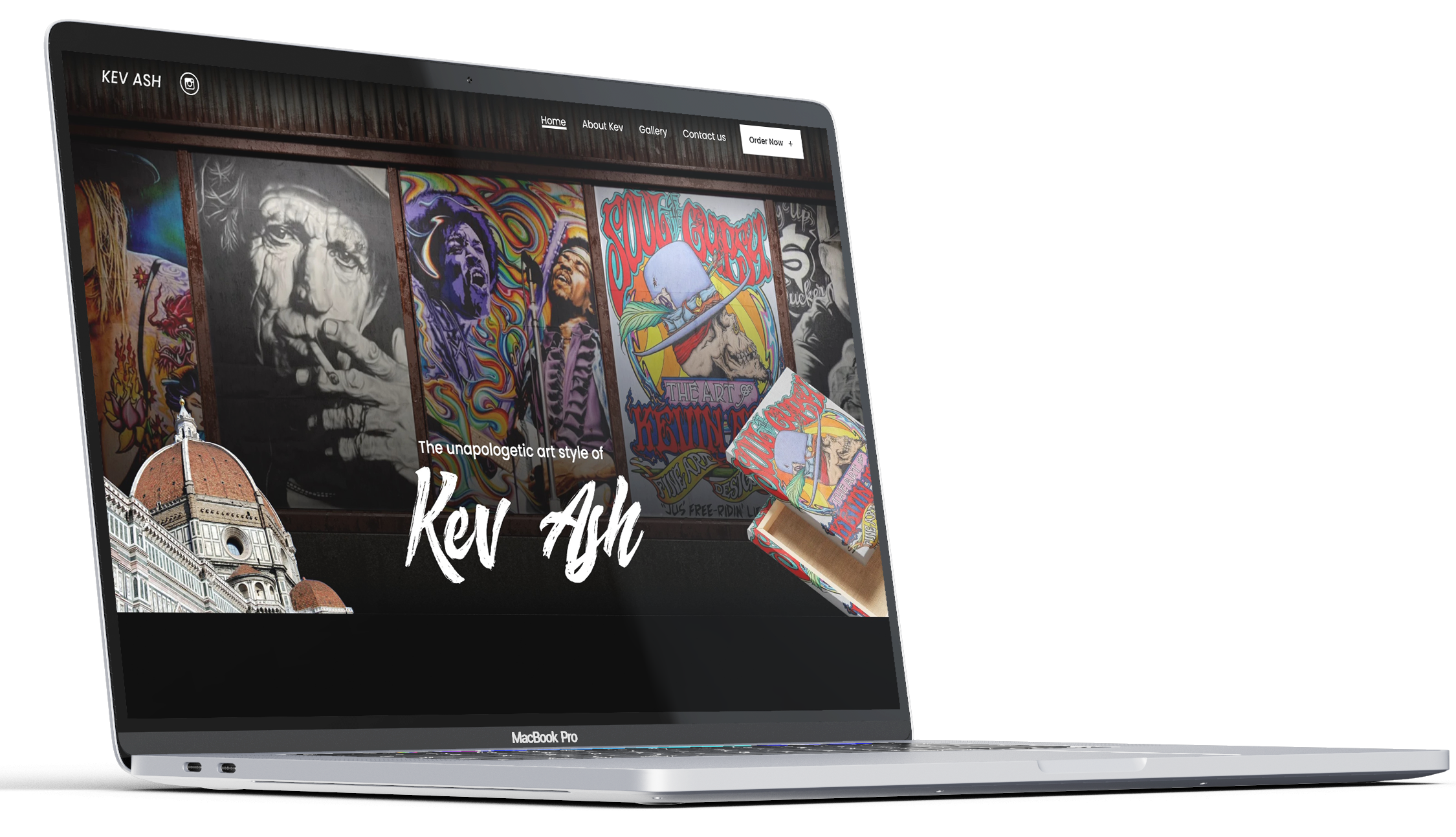 Soul of The Gypsy Macbook Mockup