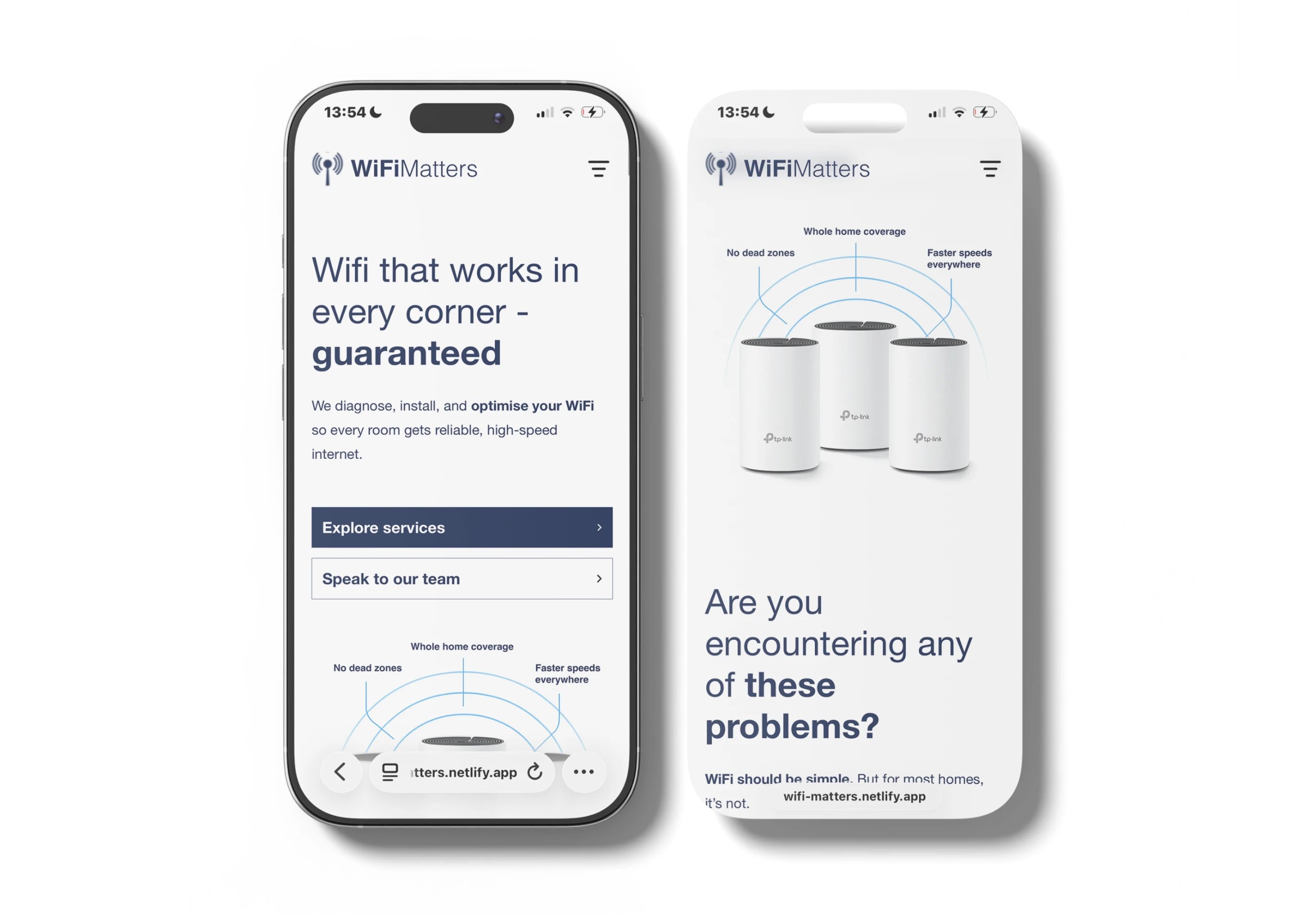 Wifi Matters IPhone Mockup