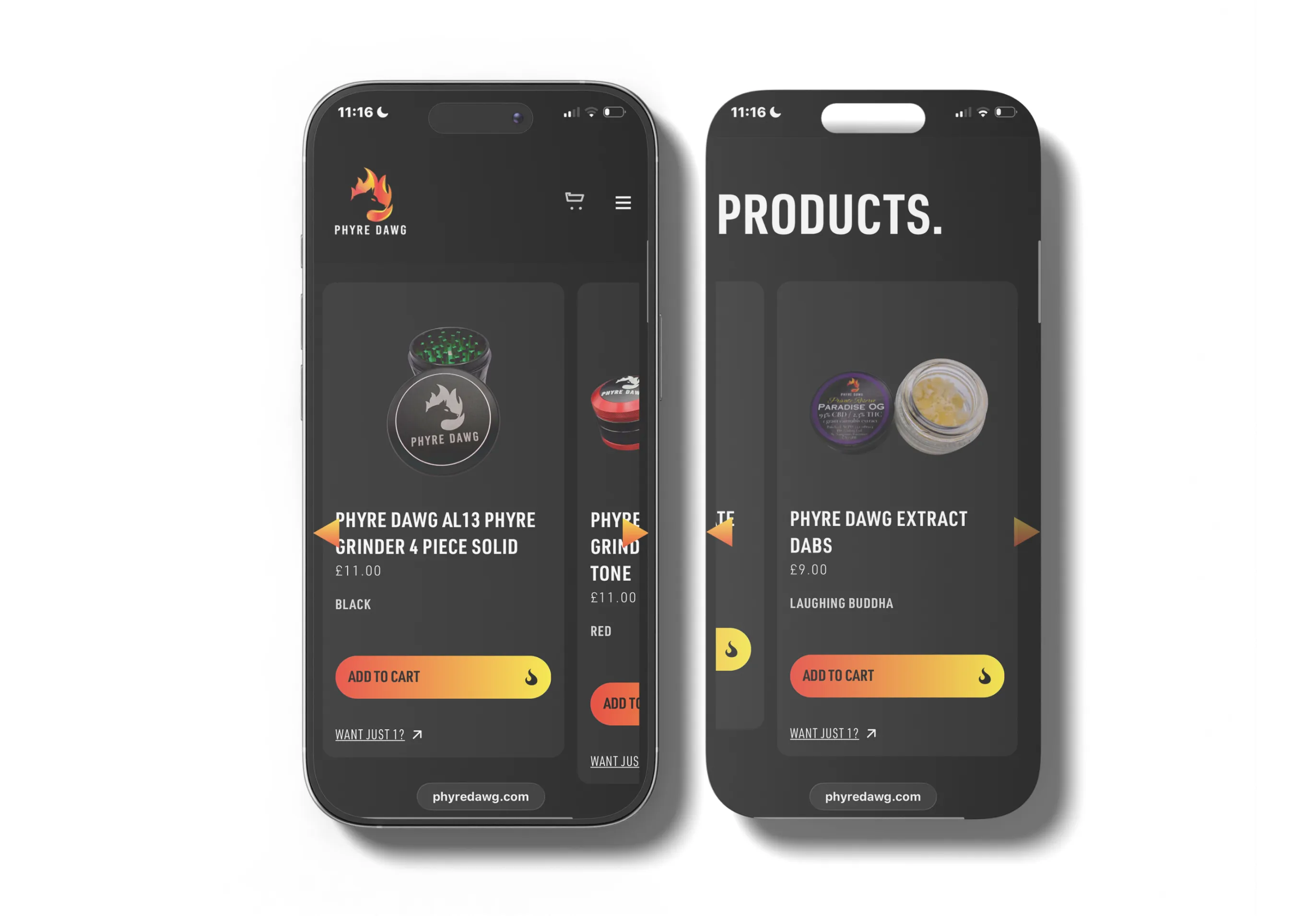 Phyre Dawg Iphone Mockup