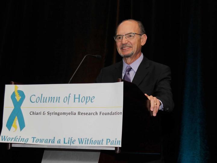 Dr. John Oro at the Column of Hope gala
