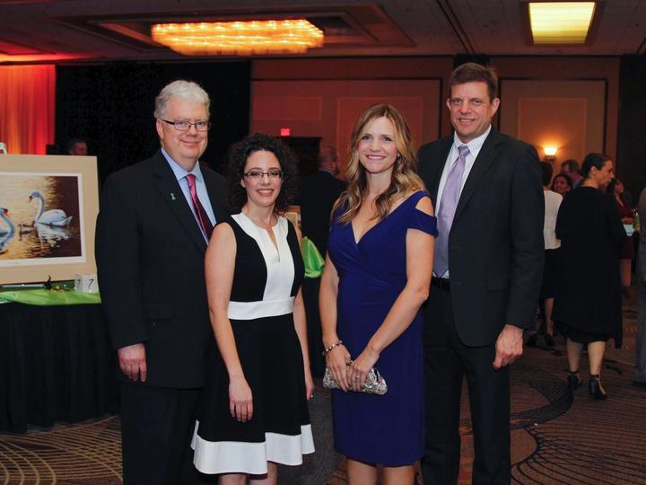 Mark Kane, Laura Kane-Punyon, Dr. Renée Reynolds, Dr. Marcus Stoodley at the Column of Hope gala