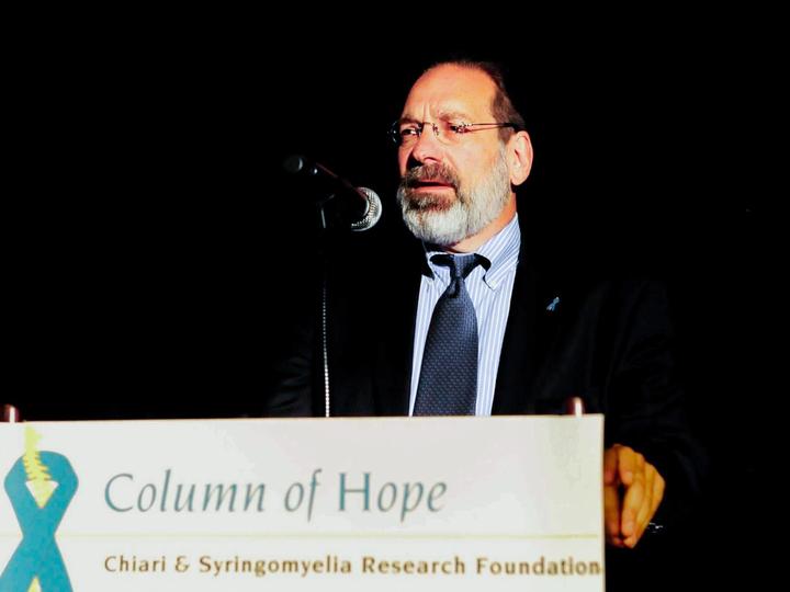 Dr. Lee Guterman at the Column of Hope gala