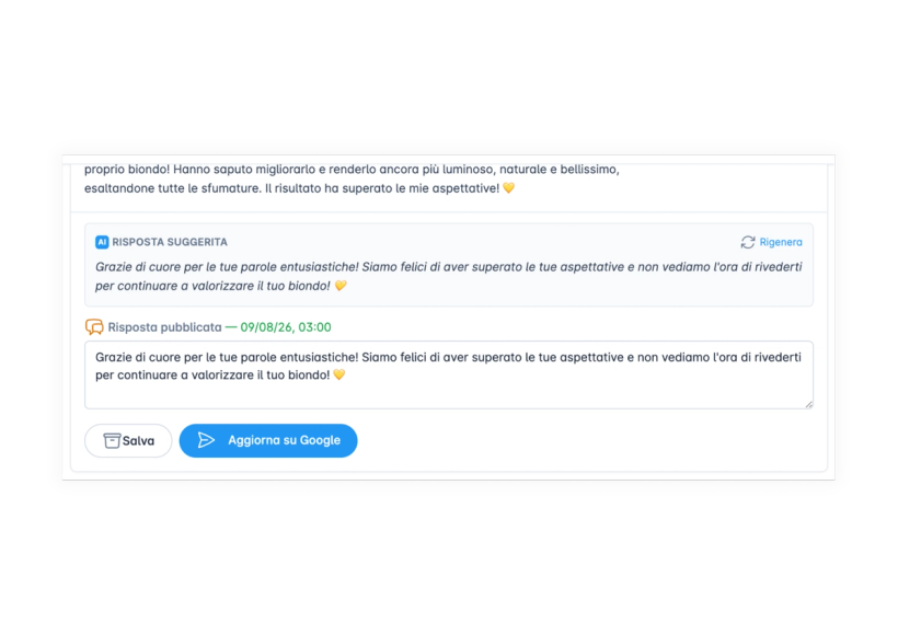 Esamina la situazione con i report