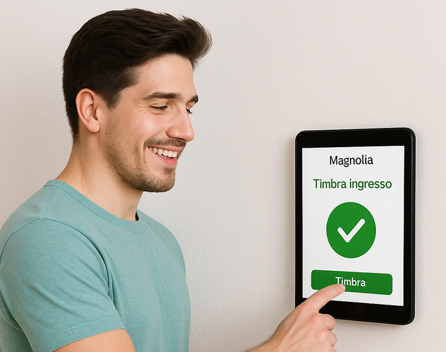 Gestione semplice e smart delle timbrature con Magnolia PRO